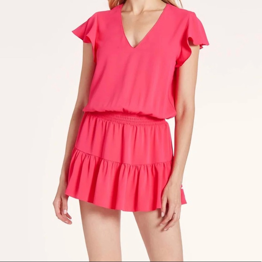 Amanda Uprichard. Pink Romper.